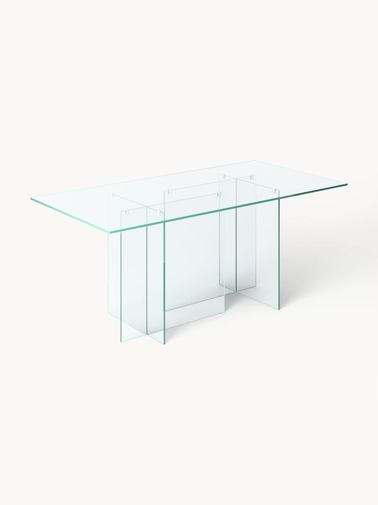 Anoursa Glass Dining Table, 180 x 90 cm