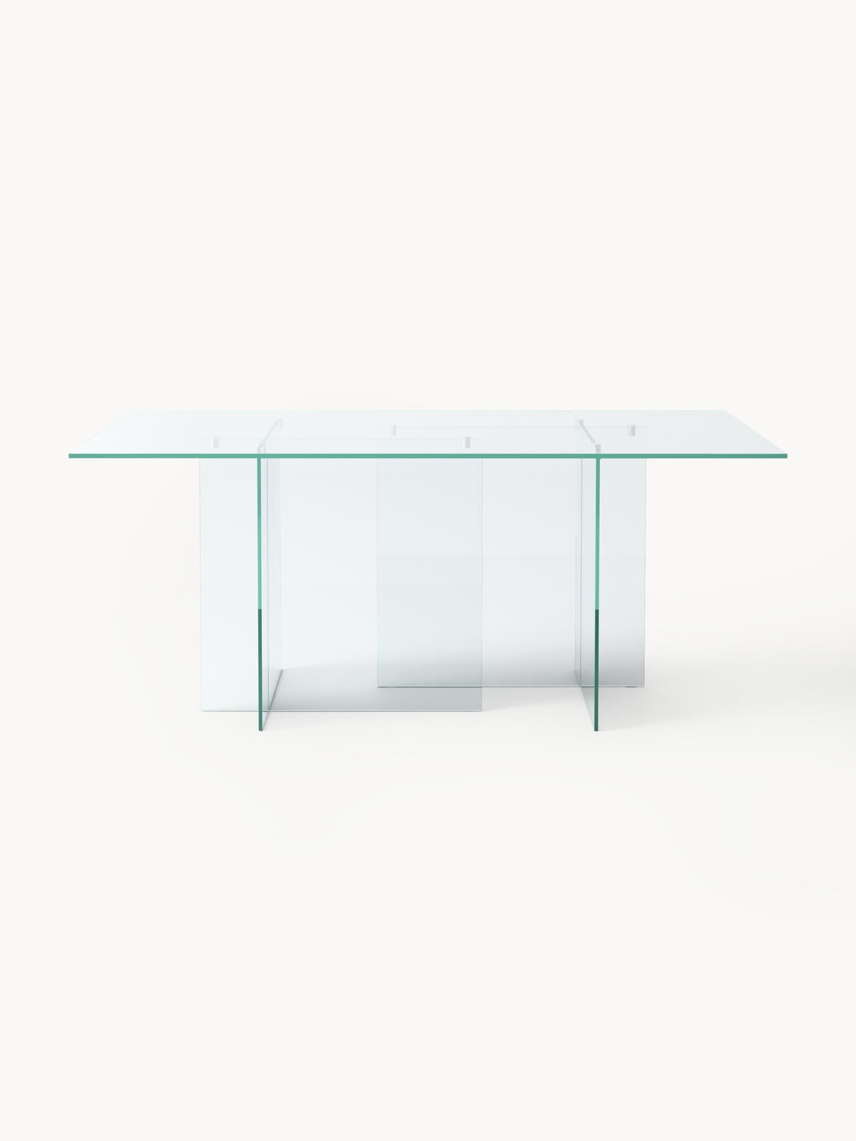 Anoursa Glass Dining Table, 180 x 90 cm