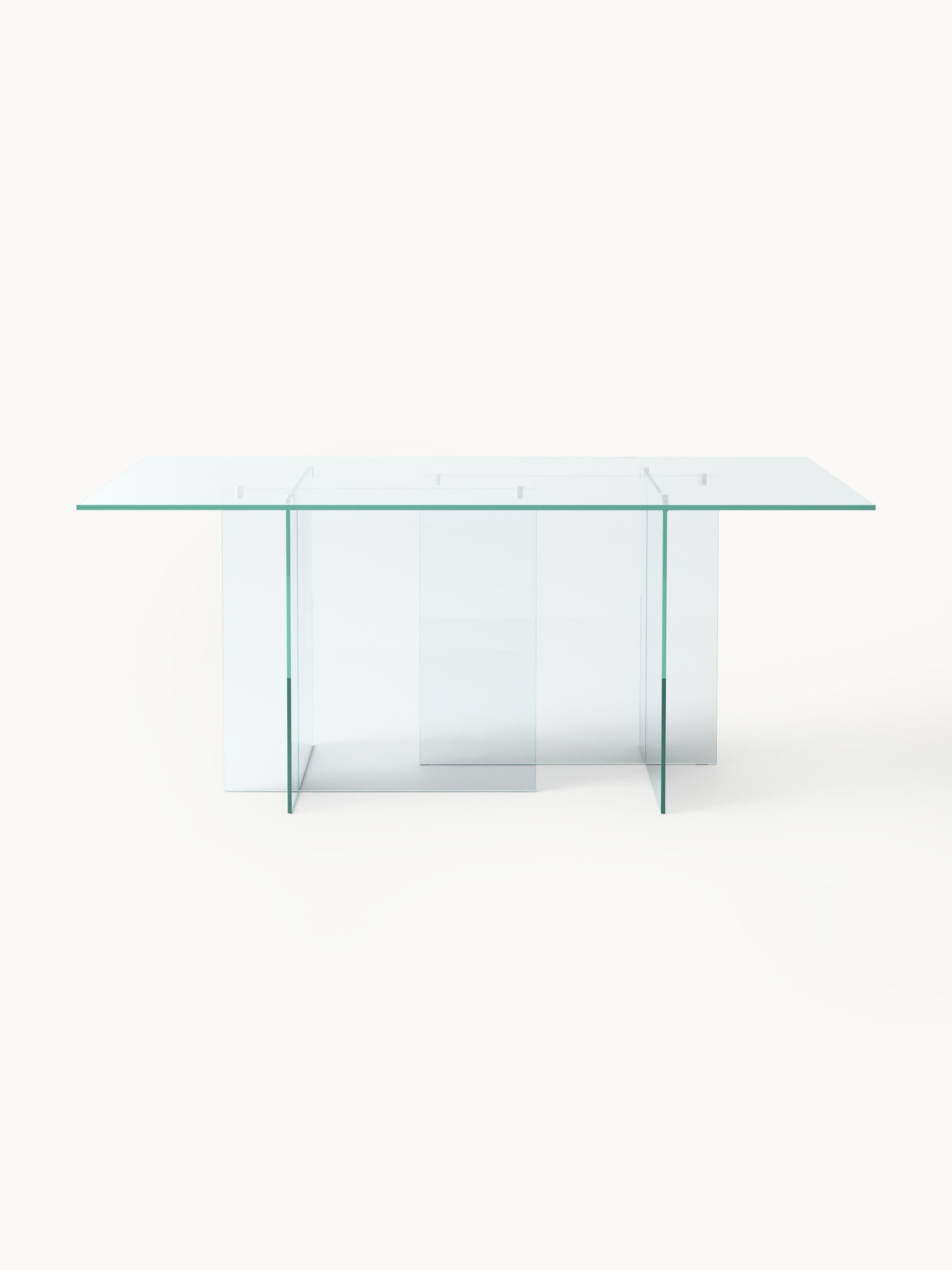 Anoursa Glass Dining Table, 180 x 90 cm