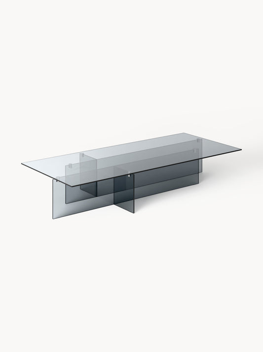Anoursa Large Glass Coffee Table, W 160 cm