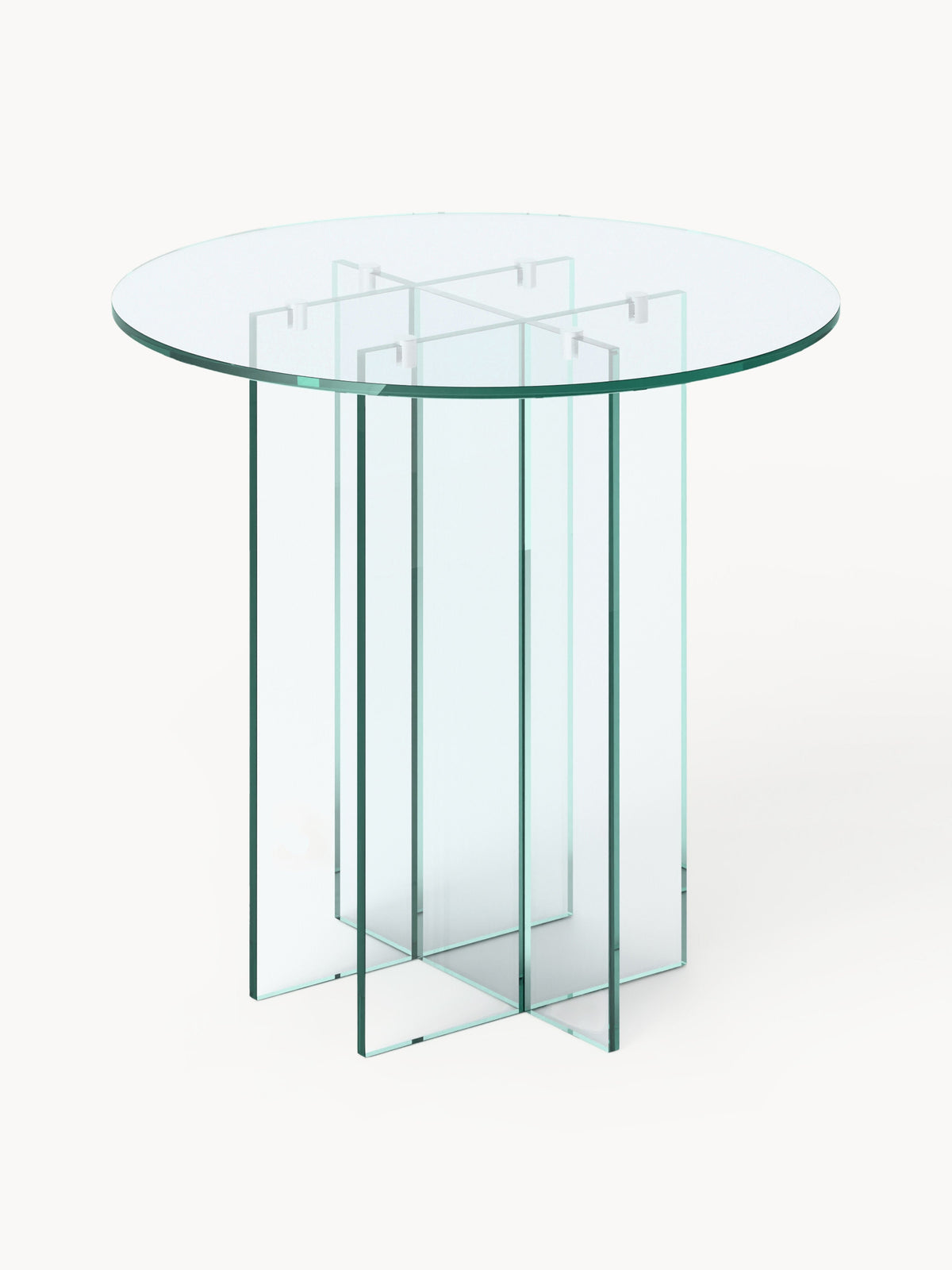 Anoursa Round Glass Dining Table, in Various Sizes