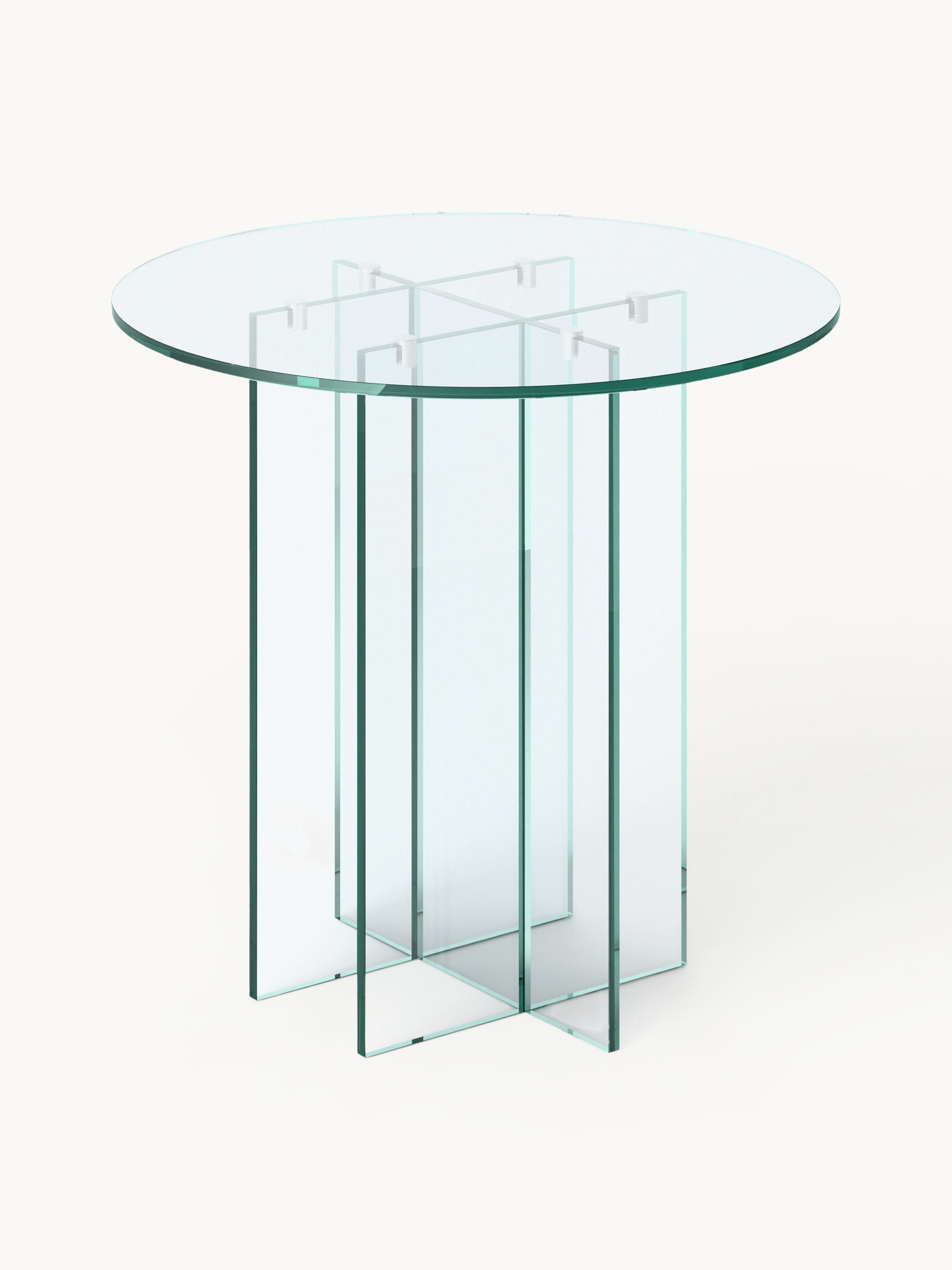 Anoursa Round Glass Dining Table, in Various Sizes