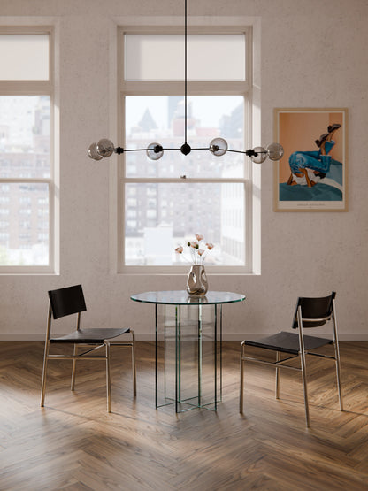 Anoursa Round Glass Dining Table, in Various Sizes