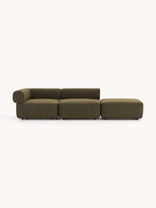 Antmarco Modular Bouclé Ottoman