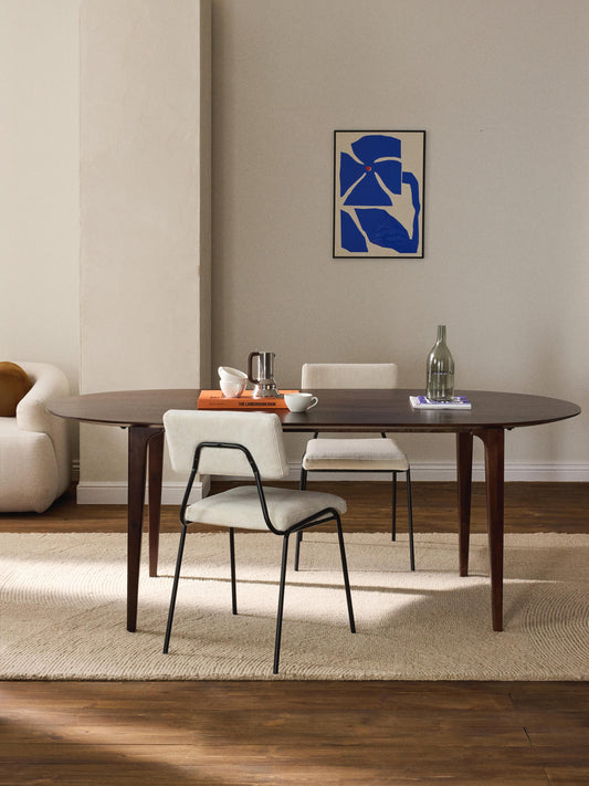 Archano Oval Mango Wood Dining Table, 200 x 100 cm