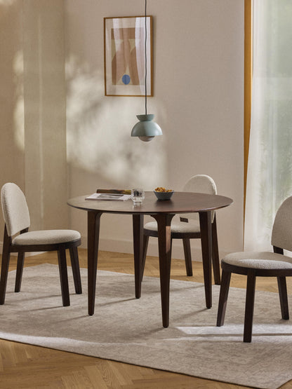 Archano Round Mango Wood Dining Table, Ø 110 cm