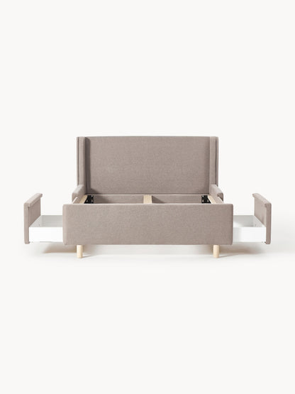 Archessa Upholstered Bed with Drawers