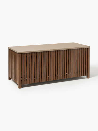 Arkriva Acacia Wood Garden Storage Box with Insert, W 129 cm