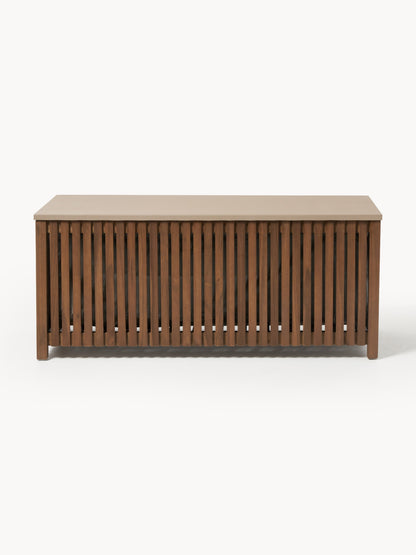 Arkriva Acacia Wood Garden Storage Box with Insert, W 129 cm