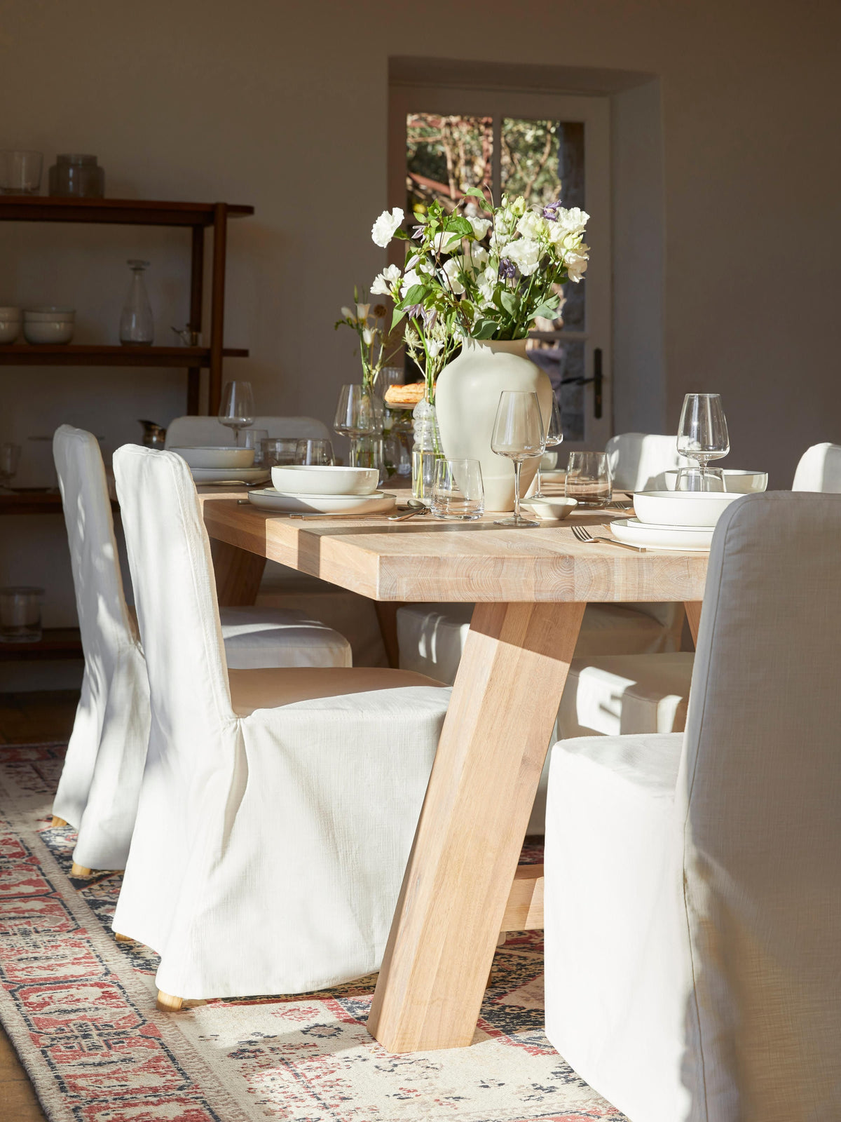 Ashrado Oak Dining Table, in Various Sizes