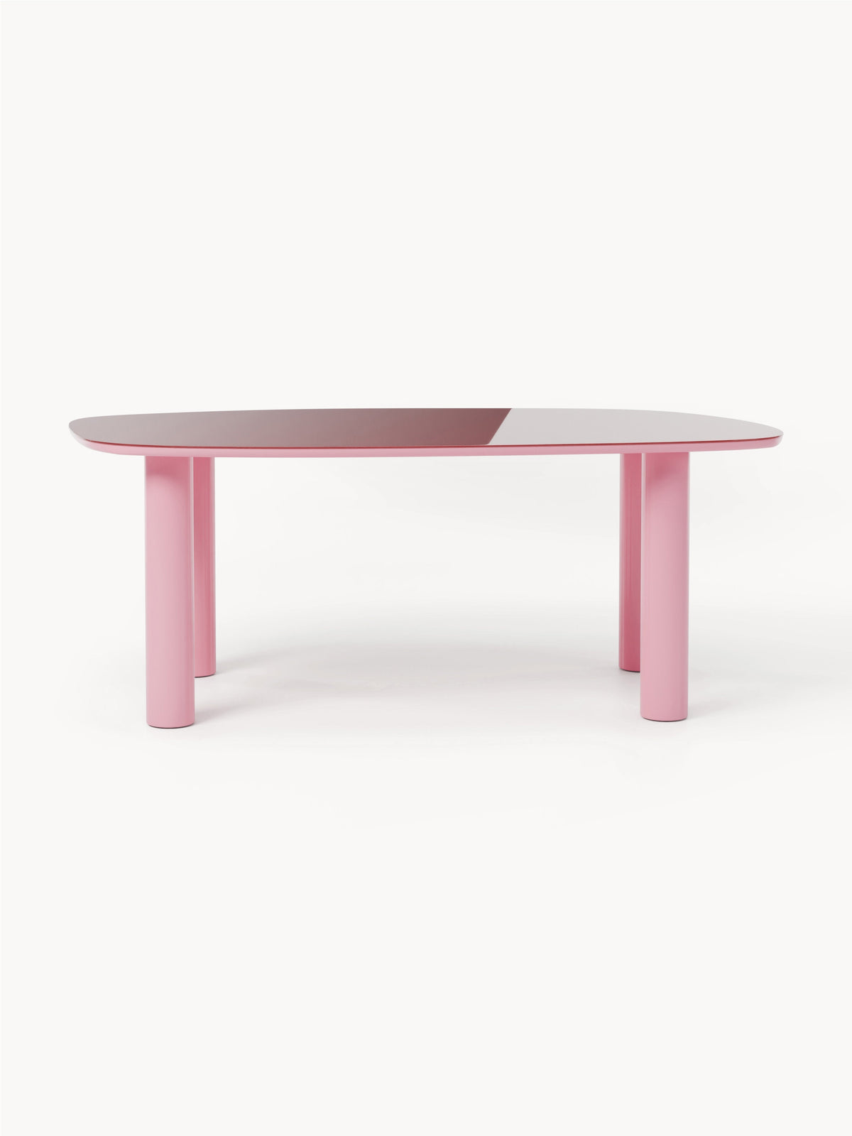 Benriva Organic Dining Table with Glass Top, 200 x 110 cm