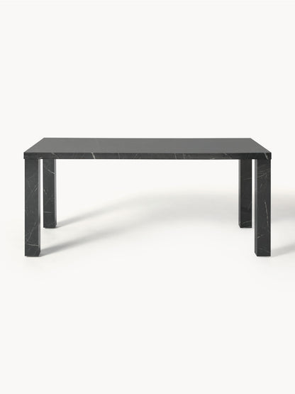 Carbell Dining Table in Marble Look, 180 x 90 cm