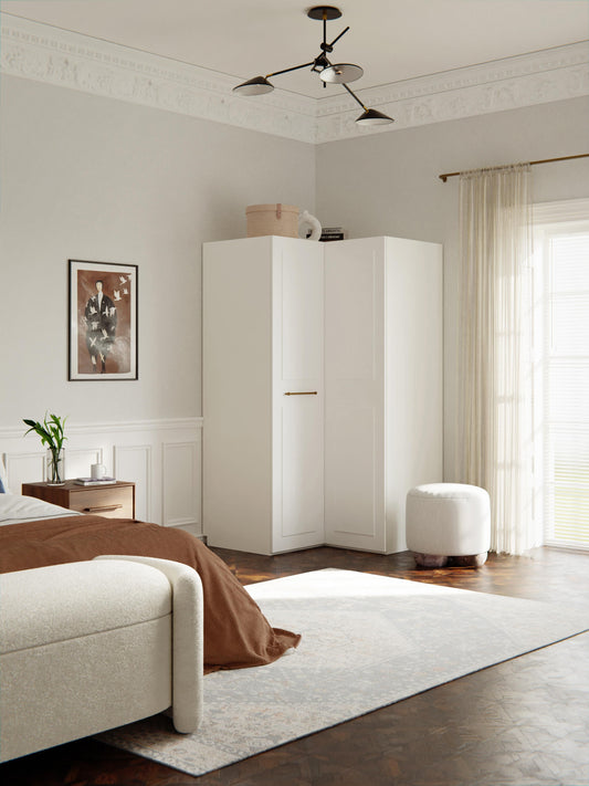 Charmella Modular Corner Wardrobe, 115 cm Wide