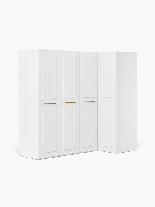 Charmella Modular Corner Wardrobe, 215 cm Wide, in Various Sizes
