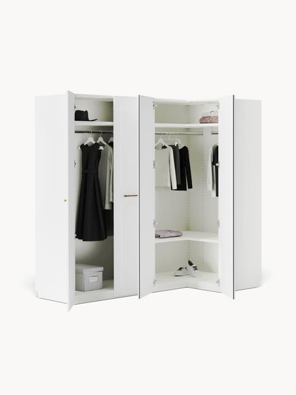 Charmella Modular Corner Wardrobe, 215 cm Wide, in Various Sizes