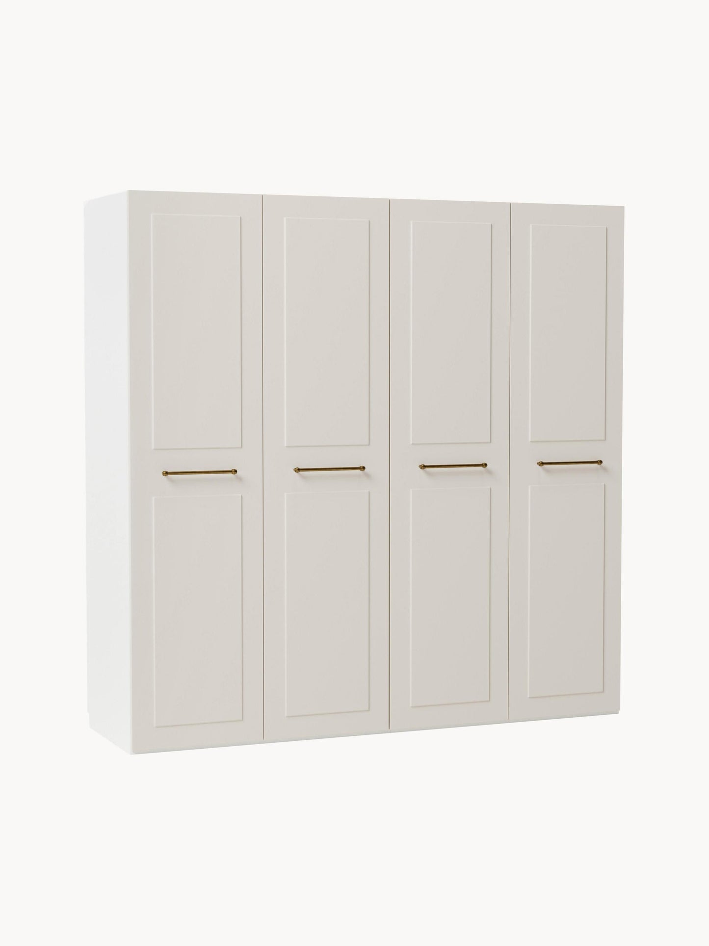 Charmella Modular Hinged-Door Wardrobe, 200 cm Wide, in Various Sizes