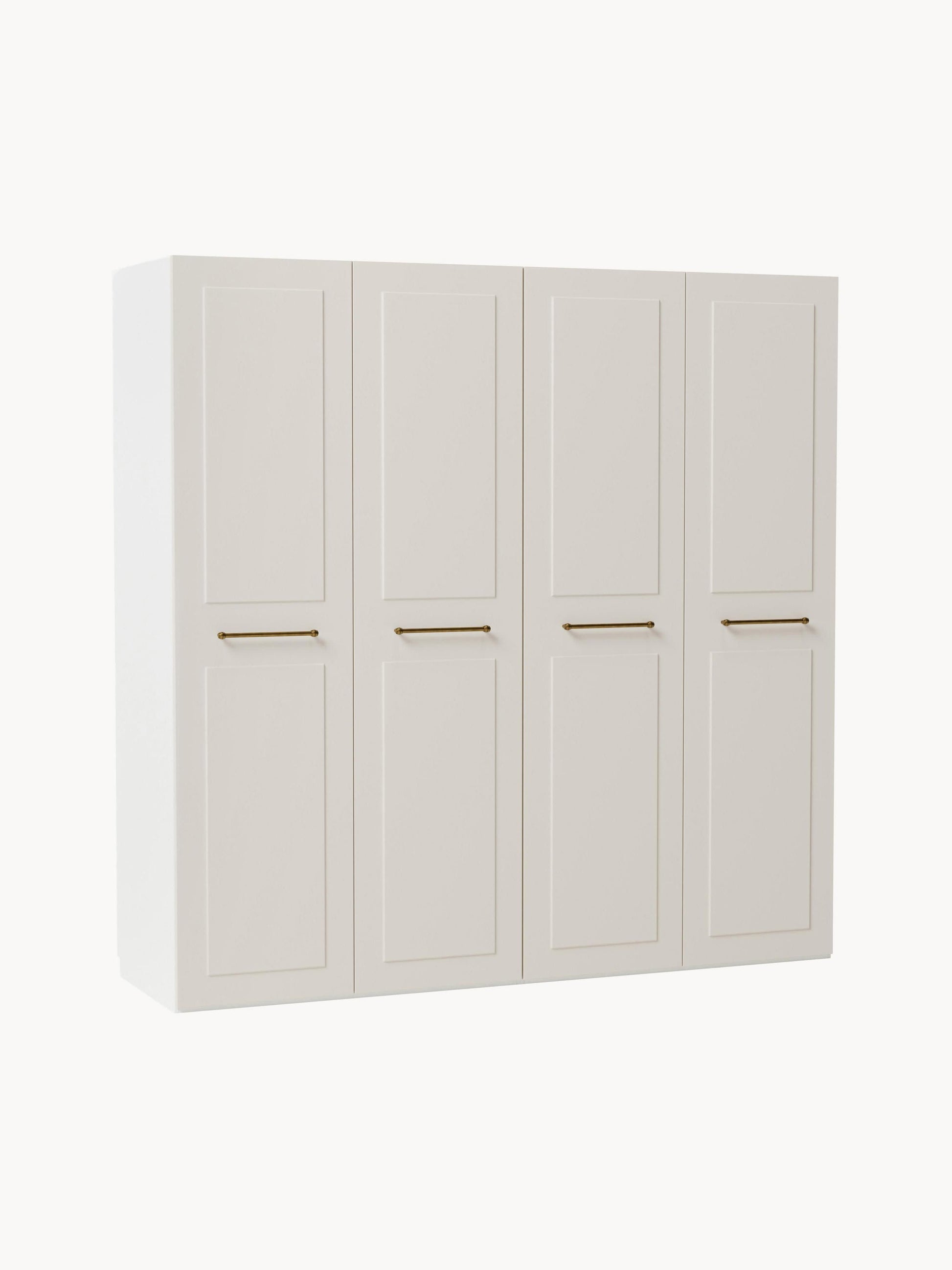 Charmella Modular Hinged-Door Wardrobe, 200 cm Wide, in Various Sizes