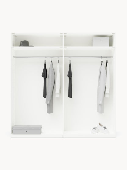 Charmella Modular Hinged-Door Wardrobe, 200 cm Wide, in Various Sizes