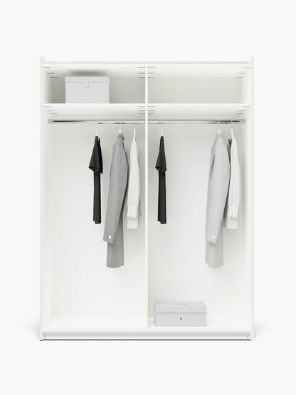 Charmella Modular Sliding-Door Wardrobe, 150 cm Wide, in Various Sizes