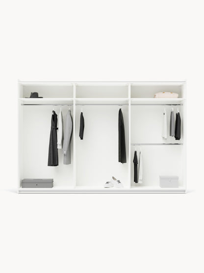 Charmella Modular Sliding-Door Wardrobe, 300 cm Wide, in Various Sizes