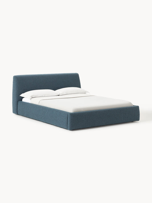 Clorenza Upholstered Bed in Bouclé
