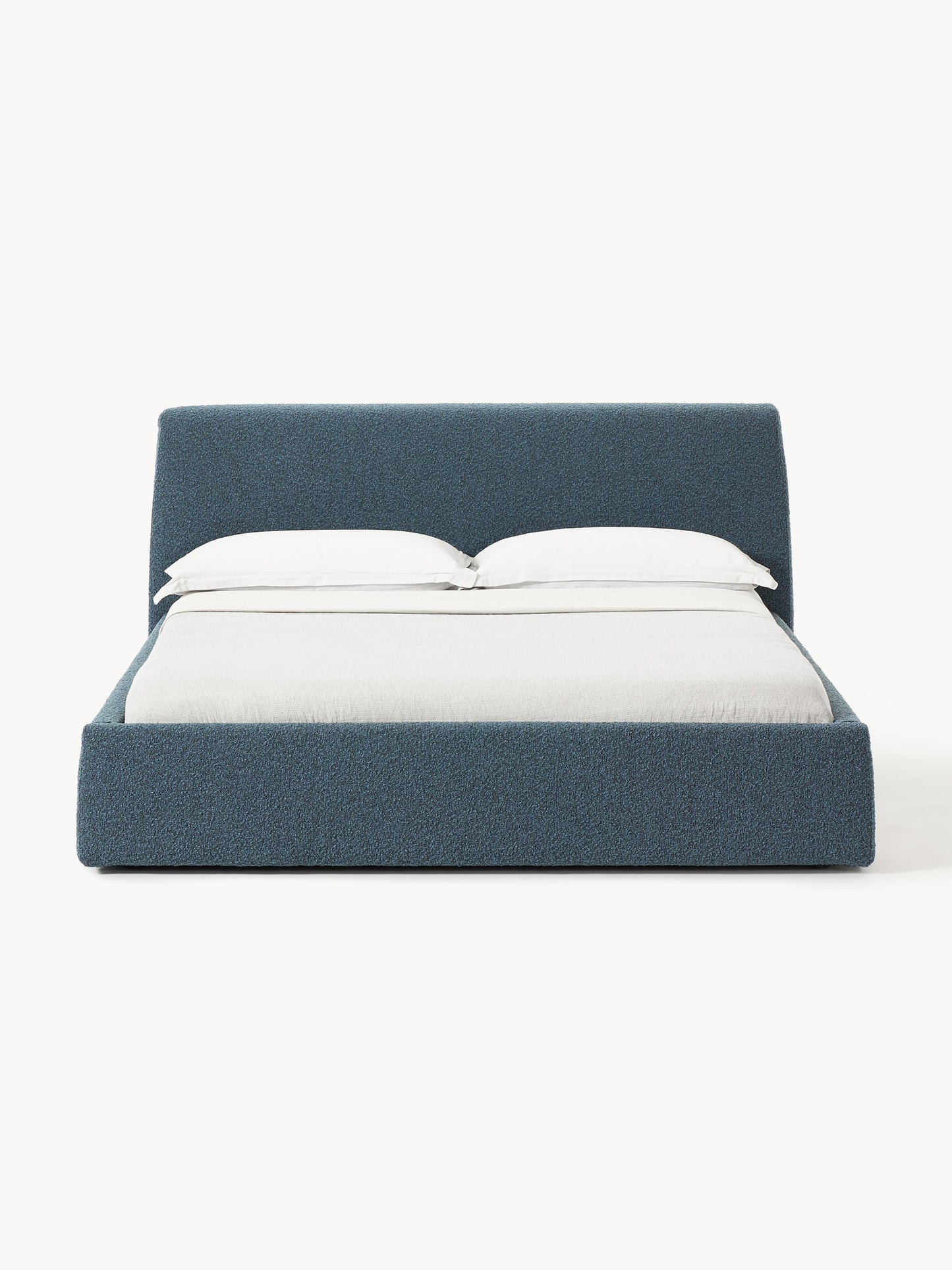 Clorenza Upholstered Bed in Bouclé