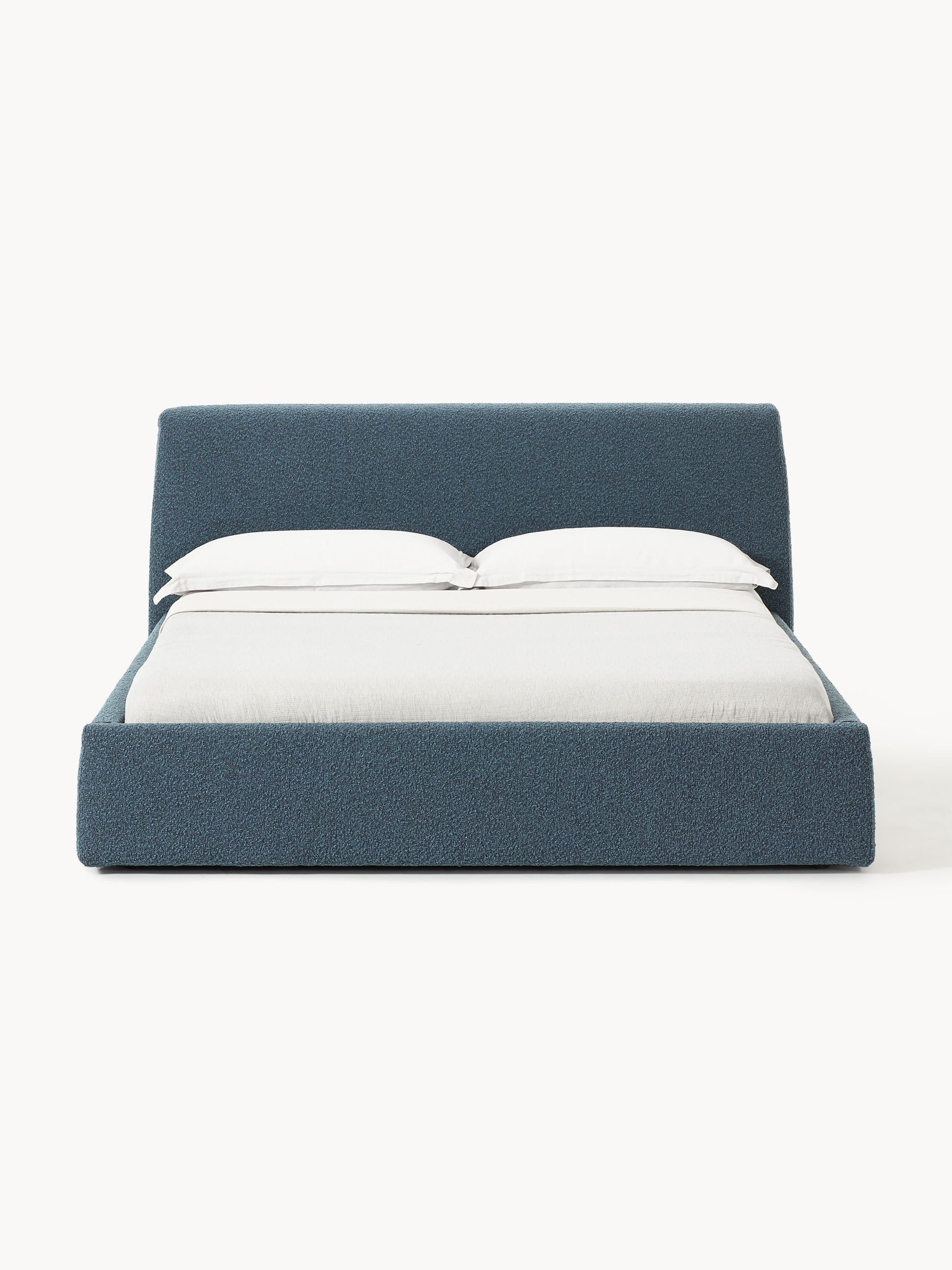 Clorenza Upholstered Bed in Bouclé
