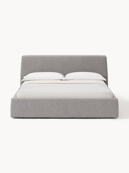 Clorenza Upholstered Bed in Bouclé