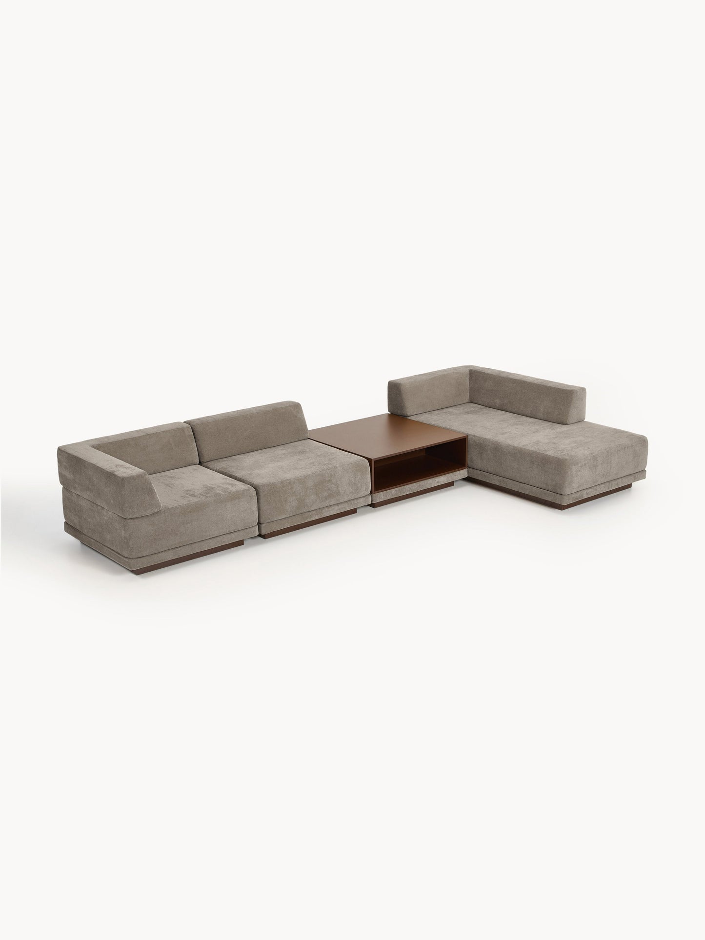 Colriva Modular Corner Sofa (4-Seater) with Coffee Table
