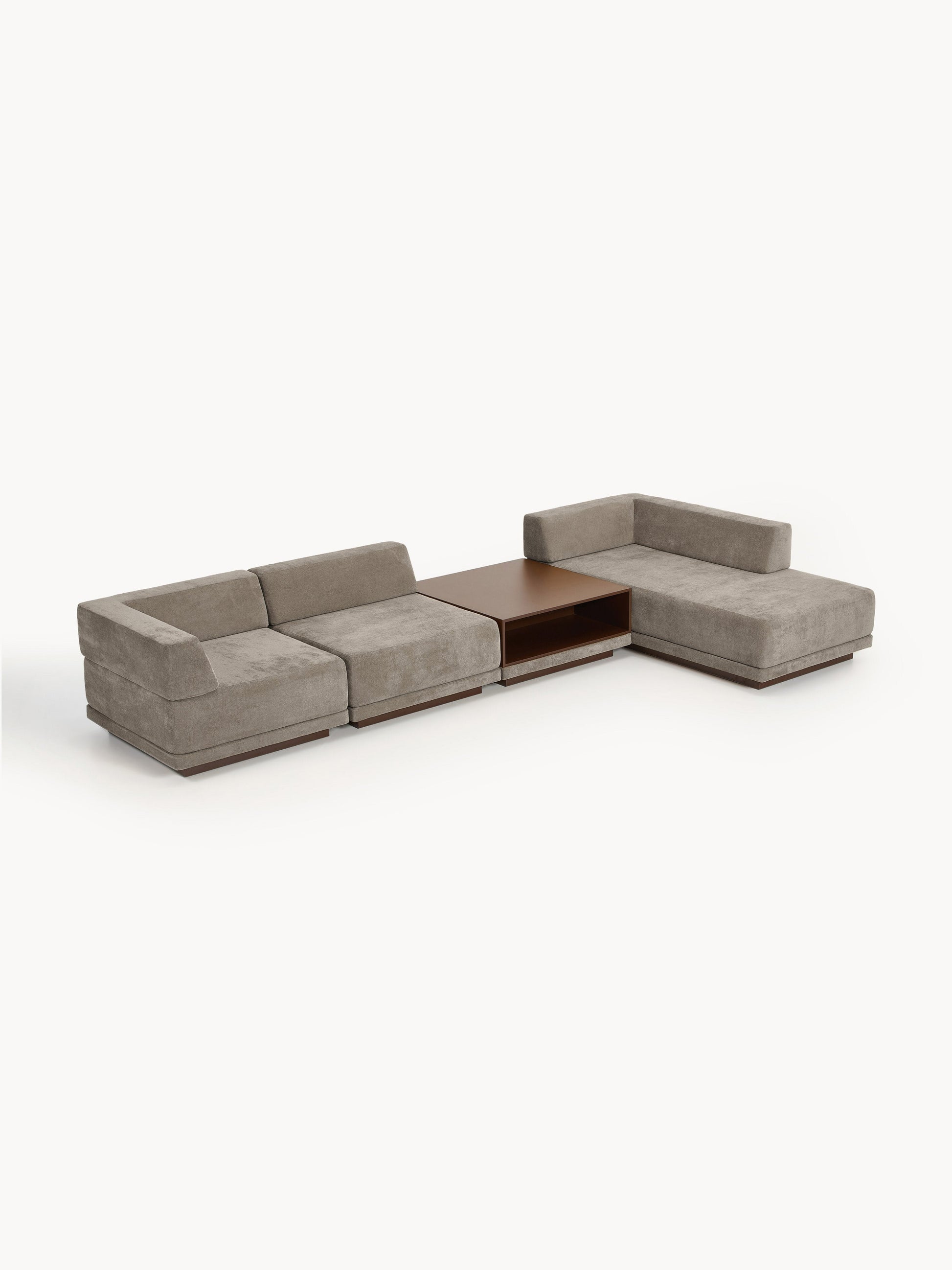 Colriva Modular Corner Sofa (4-Seater) with Coffee Table