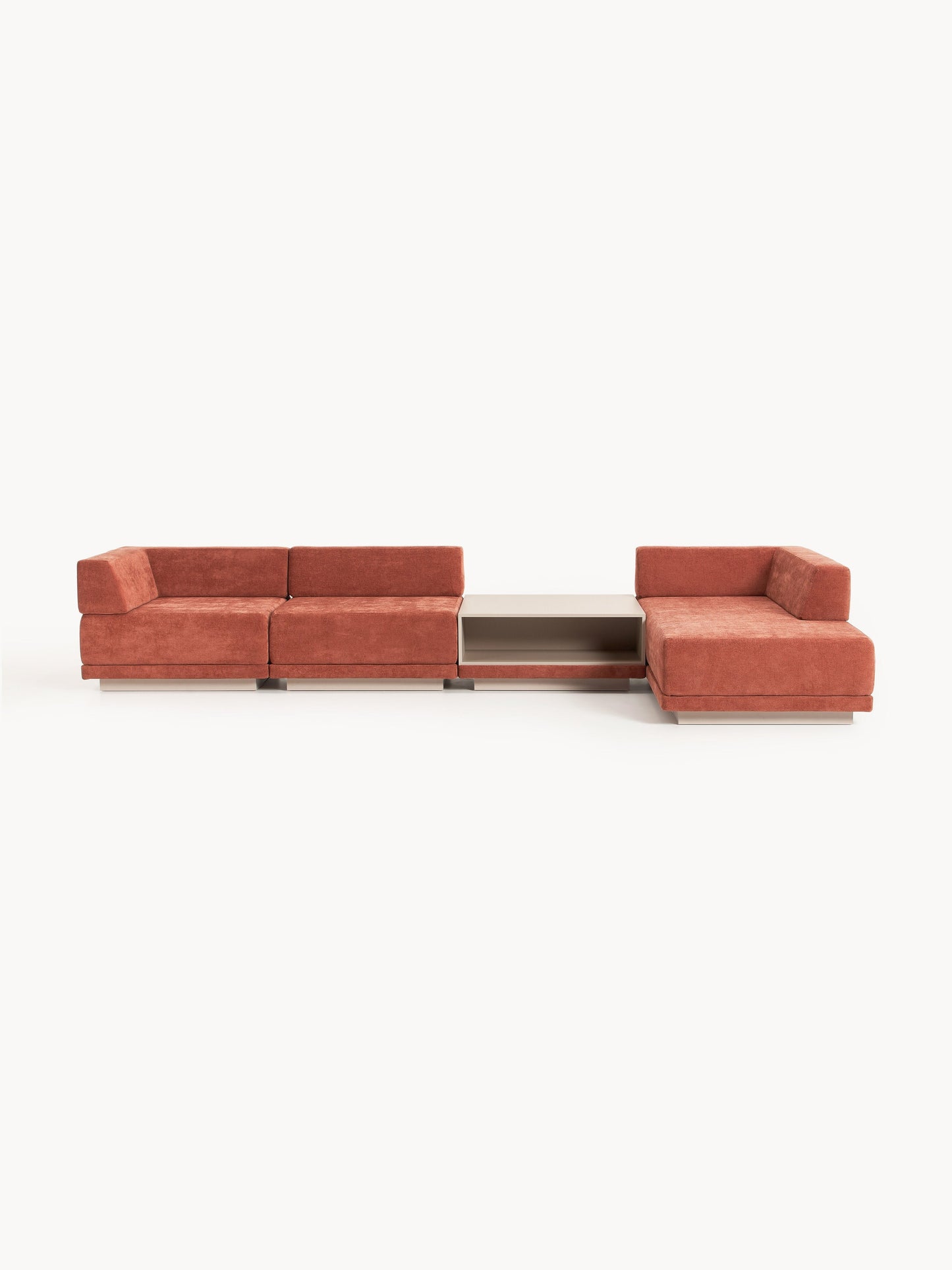 Colriva Modular Corner Sofa (4-Seater) with Coffee Table