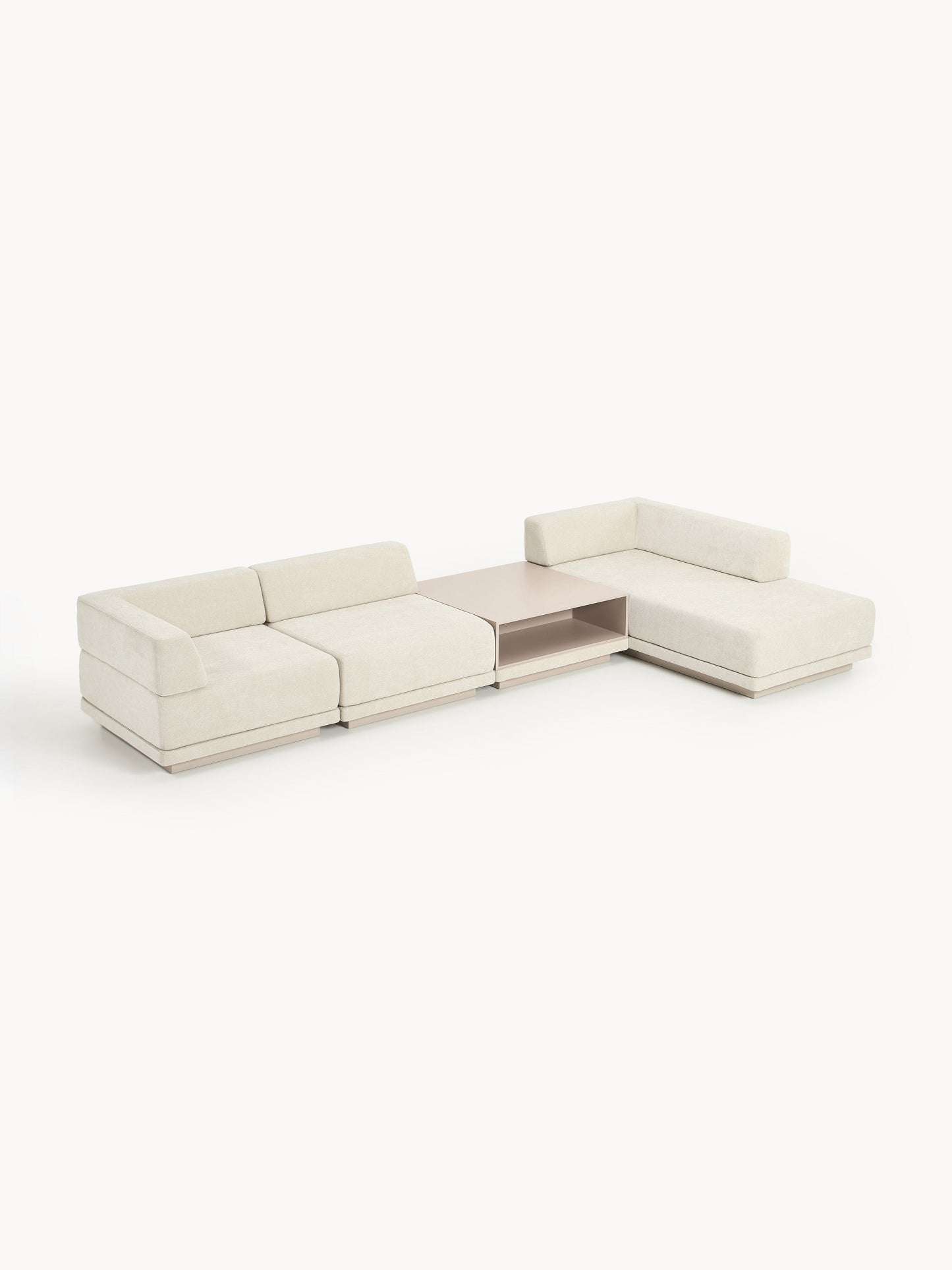 Colriva Modular Corner Sofa (4-Seater) with Coffee Table