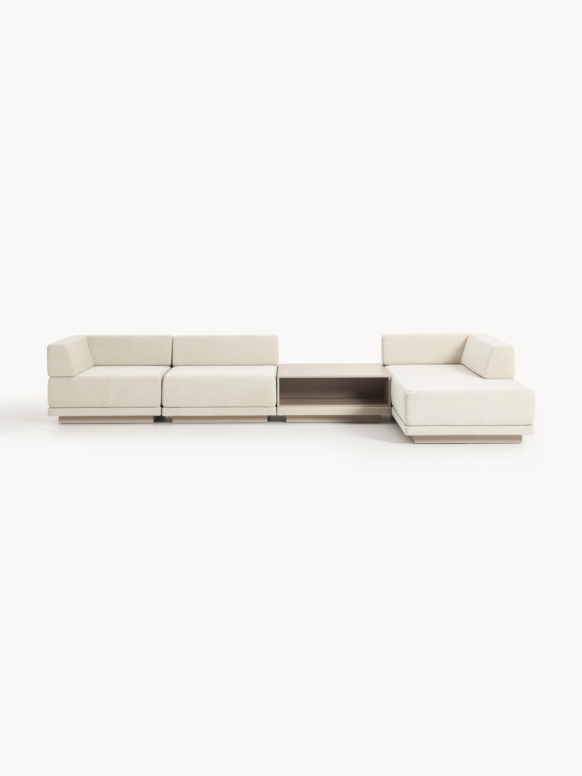 Colriva Modular Corner Sofa (4-Seater) with Coffee Table