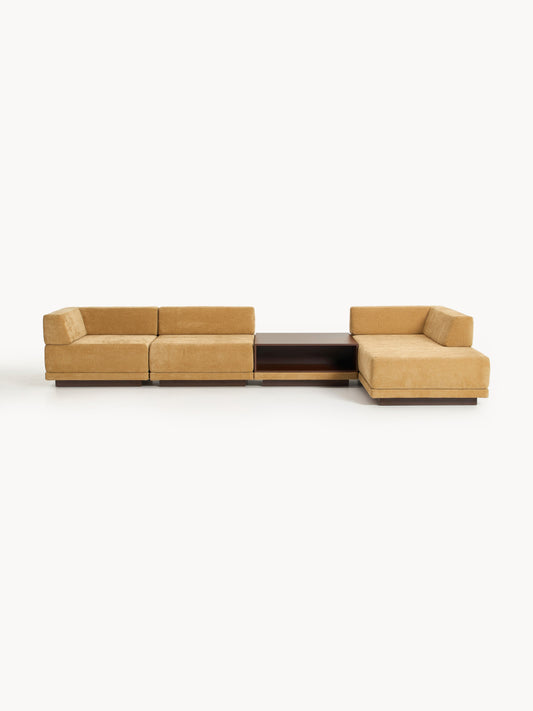 Colriva Modular Corner Sofa (4-Seater) with Coffee Table