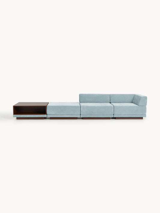Colriva Modular Sofa (4-Seater) with Coffee Table & Ottoman