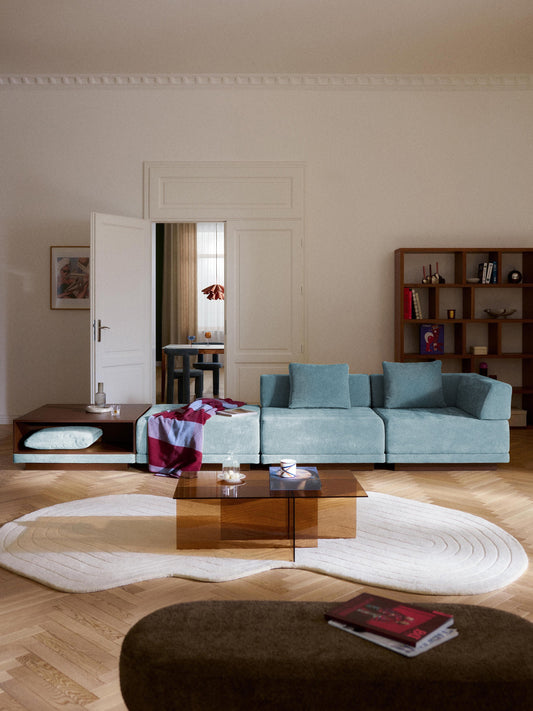 Colriva Modular Sofa (4-Seater) with Coffee Table & Ottoman