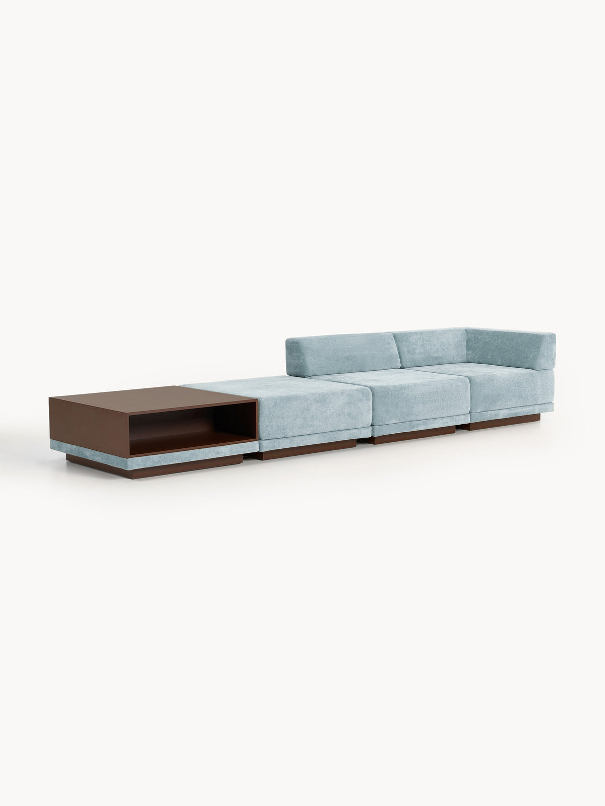 Colriva Modular Sofa (4-Seater) with Coffee Table & Ottoman