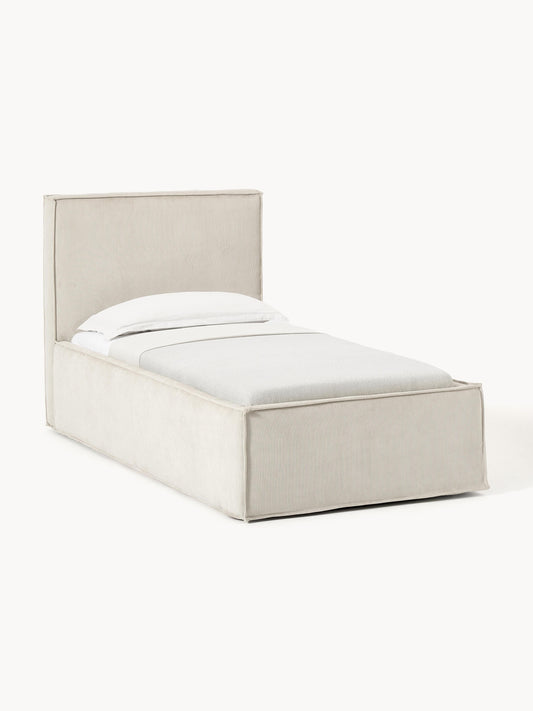 Drescano Single Bed in Corduroy