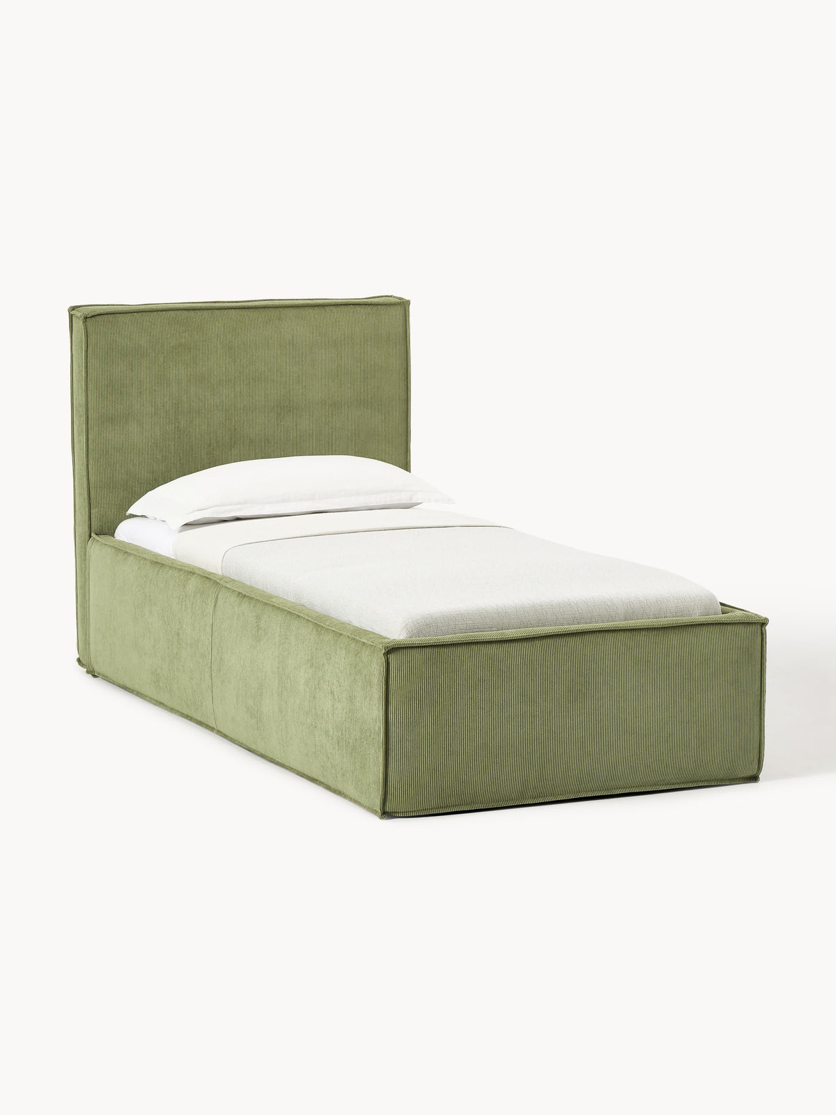 Drescano Single Bed in Corduroy
