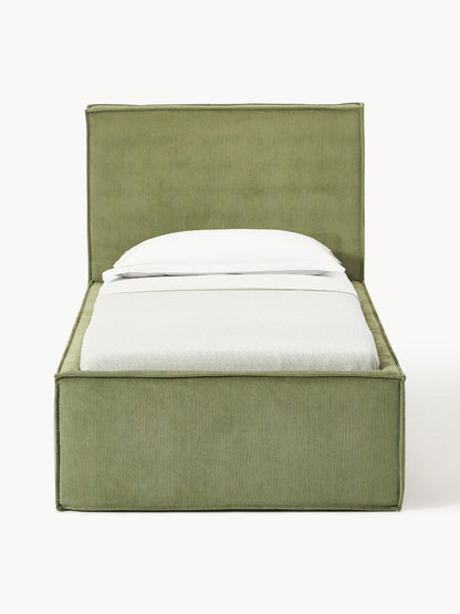 Drescano Single Bed in Corduroy