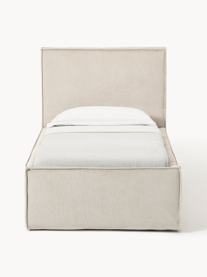 Drescano Single Bed in Corduroy