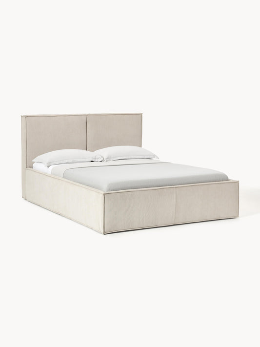 Drescano Upholstered Corduroy Bed