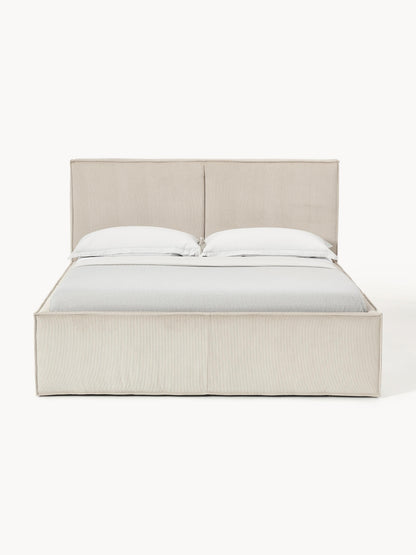 Drescano Upholstered Corduroy Bed