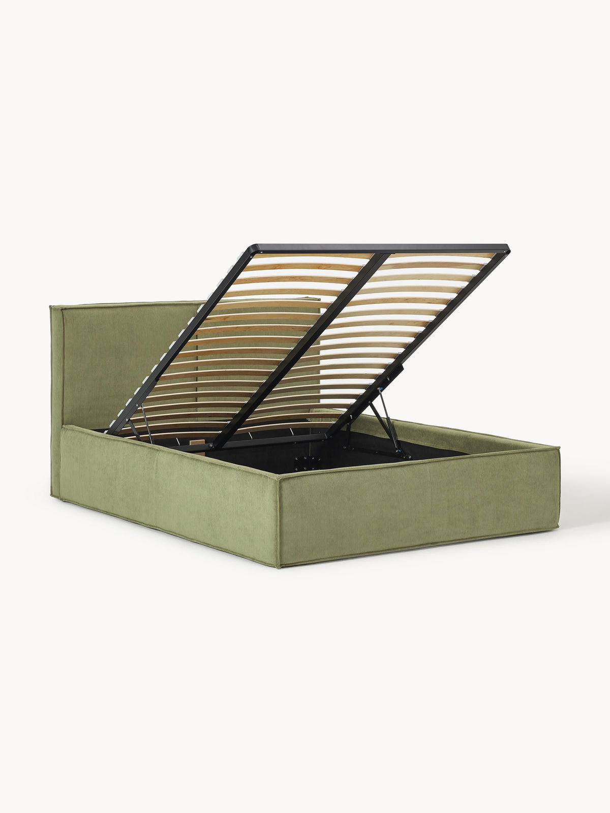 Drescano Upholstered Storage Bed in Corduroy