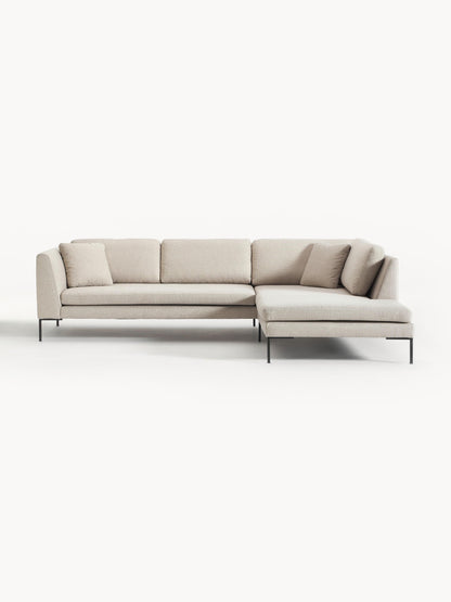 Emravia Corner Sofa with Metal Legs