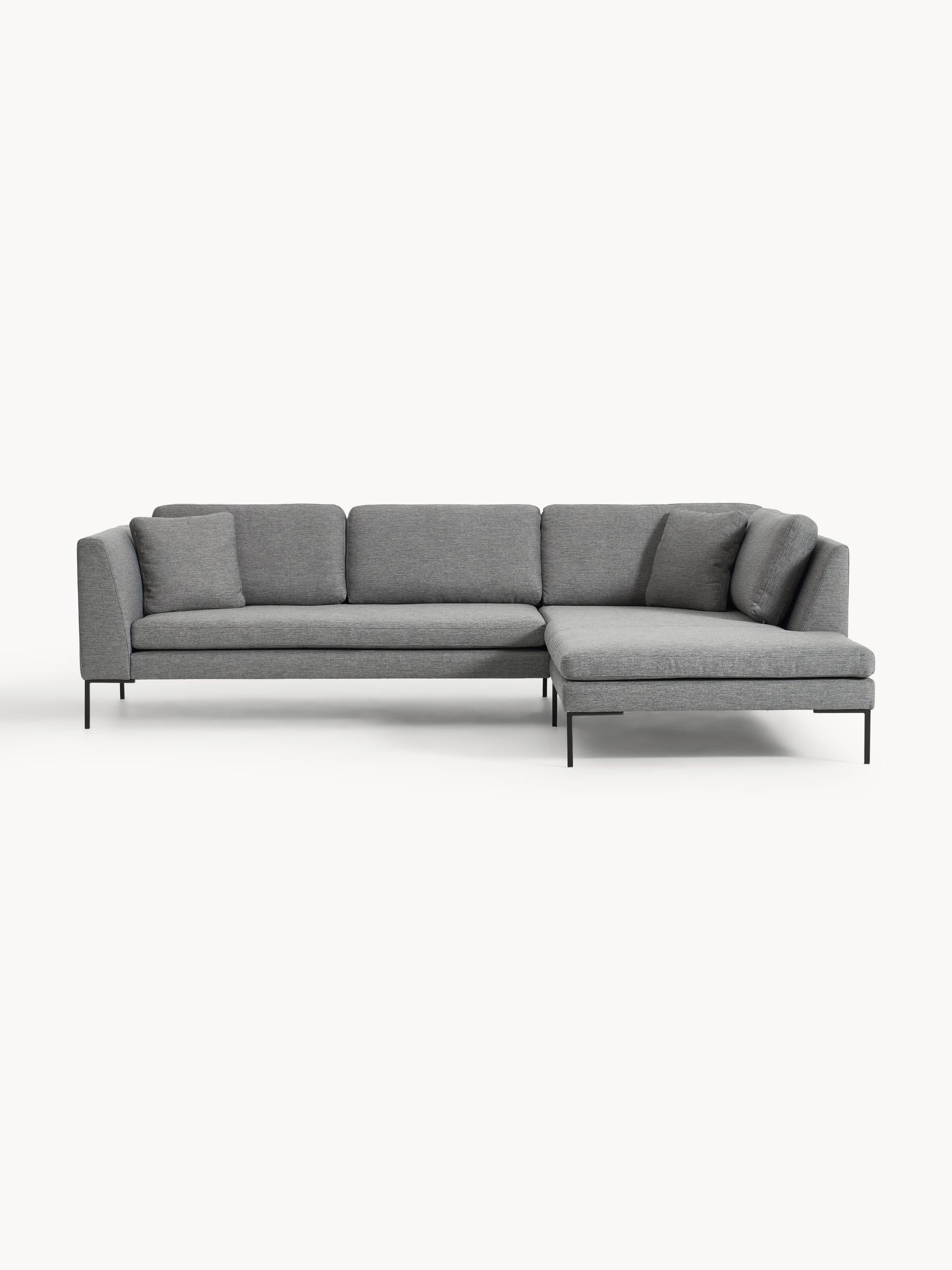 Emravia Corner Sofa with Metal Legs