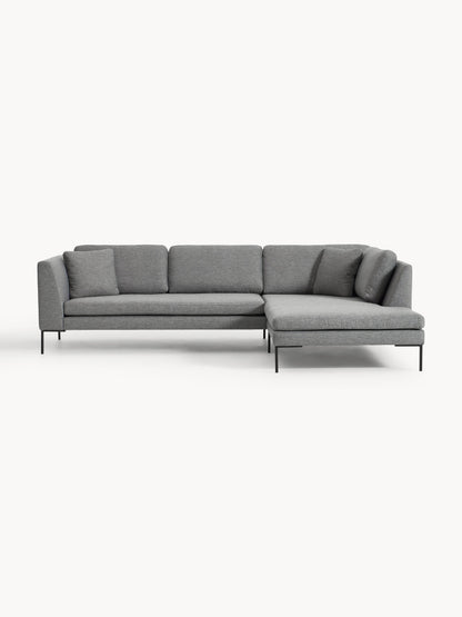 Emravia Corner Sofa with Metal Legs