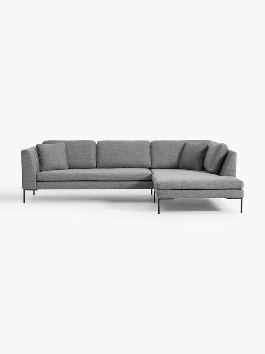Emravia Corner Sofa with Metal Legs