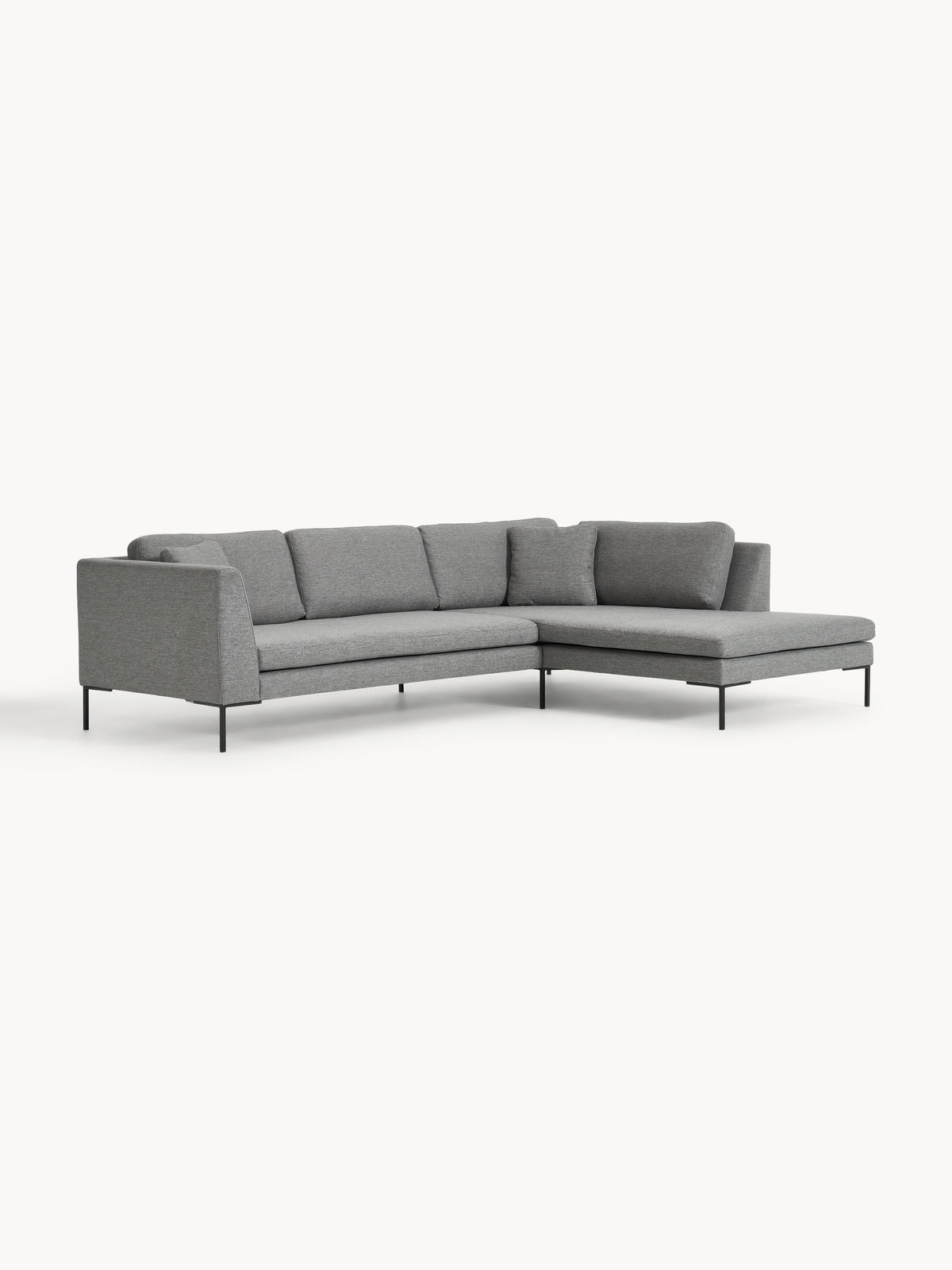 Emravia Corner Sofa with Metal Legs