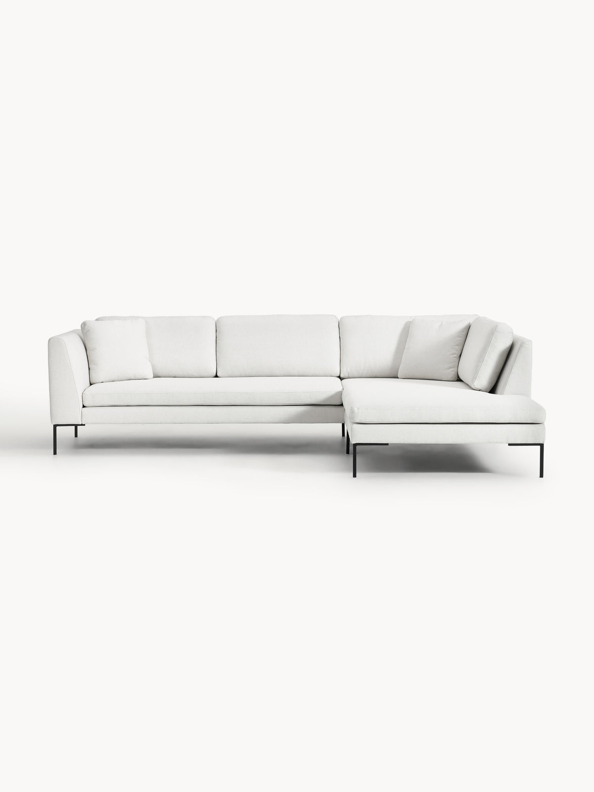 Emravia Corner Sofa with Metal Legs
